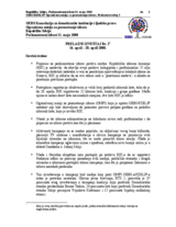 Srbija, Prevremeni parlamentarni izbori, 11. maja 2008.: Prelazni izveštaj 2
