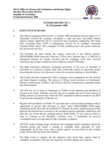 Azerbaijan, Presidential Election, 15 October 2008: Interim Report No. 2