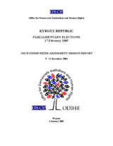 Kyrgyzstan, Parliamentary Elections, 27 February and 13 March 2005: Needs Assessment Mission Report