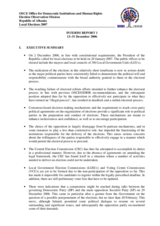 Albania, Local Elections, 18 February 2007: Interim Report No. 1