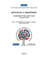 Republika e Shqipërisë, Zgjedhjet Parlamentare, 28 qershor 2009: Raporti Përfundimtar