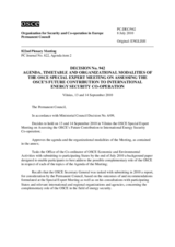 Permanent Council Decision No. 942