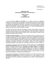 Written Contribution by the International Committee of the Red Cross