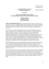 Interview with Secretary of State Hillary Rodham Clinton at the Town Hall on Empoering Civil Society for Central Asias's Future, Nov 30, 2010, Eurasian University, Astana Kazakhstan