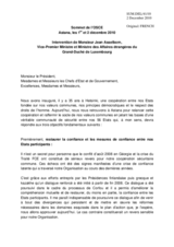 Statement by H.E. Mr. Jean Asselborn, Deputy Prime Minister and Minister of Foreign Affairs, Luxembourg