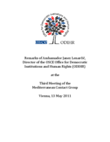 Third Meeting of the Mediterranean Contact Group: Remarks by ODIHR Director Ambassador Janez Lenarčič