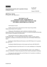Permanent Council Decision No. 997