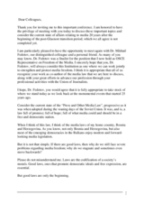 Speech by Dunja Mijatovic, OSCE Representative on Freedom of the Media