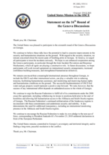 Statement by the Delegation of the United States on the sixteenth round of the Geneva Discussions on Security and Stability in the South Caucasus, held in Geneva, Switzerland, on 7 June 2011