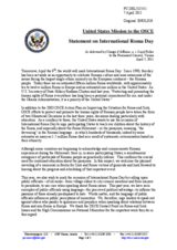 Statement by the Delegation of the United States on the International Roma Day, 8 April 2011