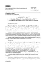 Permanent Council Decision No. 1004