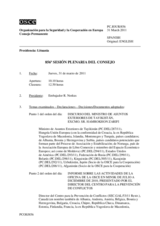 Diario de la 856ª Sesión plenaria del Consejo 