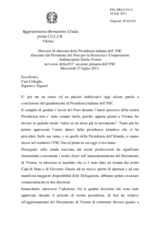 Discorso di chiusura della Presidenza italiana dell’ FSC rilasciato dal Presidente del Foro per la Sicurezza e Cooperazione Ambasciatore Giulio Tonini
