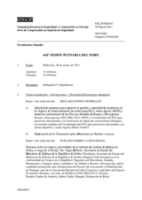 Diario de la 641ª Sesión plenaria del Foro de Cooperación en materia de Seguridad  