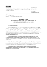 Decisión Nº 1001 del Consejo Permanente