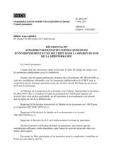 Décision No. 997 du Conseil permanent