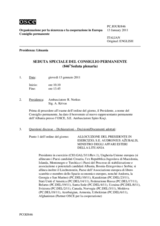 Giornale della 846a Seduta speciale del Consiglio permanente