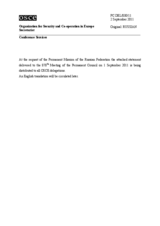 Выступление Постоянного представителя Российской Федерации А.В.Келина - О выборах Президента Абхазии