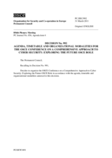 Permanent Council Decision No. 992