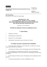 Beschluss Nr. 994 des Ständigen Rates