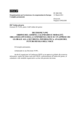 Decisione N.992 del Consiglio permanente