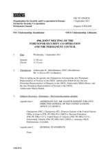 Journal of the 49th Joint Meeting of the Forum for Security Co-operation and the Permanent Council