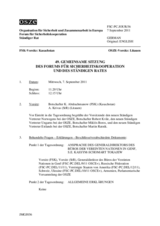 Journal der 49. Gemeinsamen Sitzung des Forums für Sicherheitskooperation und des Ständigen Rates