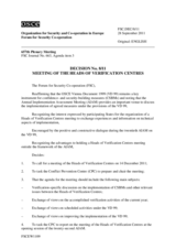 Forum for Security Co-operation Decision No. 8/11 