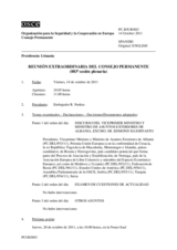 Diario de la Sesión extraordinaria del Consejo Permanente (883ª Sesión plenaria) 