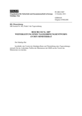 Beschluss Nr. 1007 des Ständigen Rates