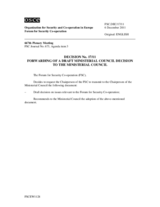 Forum for Security Co-operation Decision No. 17/11