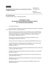 Decisione N.1010 del Consiglio permanente