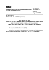 Beschluss Nr. 18 des Forums für Sicherheitskooperation