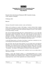 Speech by Dunja Mijatović, OSCE Representative on Freedom of the Media