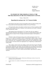 Statement by the Danish Presidency of the Council of the EU on the meeting in the 5+2 negotiation format on the settlement of the Transdniestrian conflict, held in Dublin on 28 and 29 February 2012