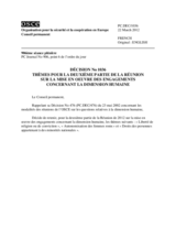 Décision No. 1036 du Conseil permanent
