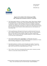 Report on the activities of the Chairperson-in-Office