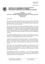 Statement by the Delegation of Armenia on the parliamentary election in Armenia, held on 6 May 2012