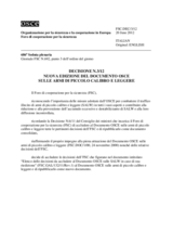 Decisione N.3/12 del Foro di cooperazione per la sicurezza