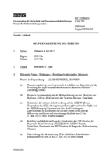 Journal der 687. Plenarsitzung des Forums