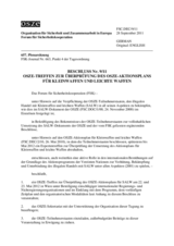 Beschluss Nr. 9/11 des Forums für Sicherheitskooperation