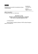 Décision No 1020 du Conseil permanent