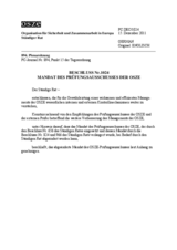 Beschluss Nr. 1024 des Ständigen Rates