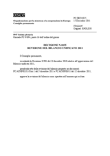 Decisione N.1025 del Consiglio permanente