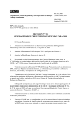 Decisión Nº 981 del Consejo Permanente