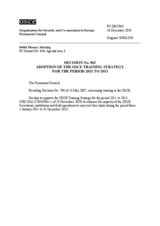 Permanent Council Decision No. 965