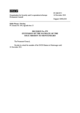 Permanent Council Decision No. 975