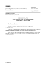 Permanent Council Decision No. 978