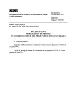 Décision No 972 du Conseil permanent