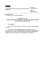 Beschluss Nr. 965 des Ständigen Rates